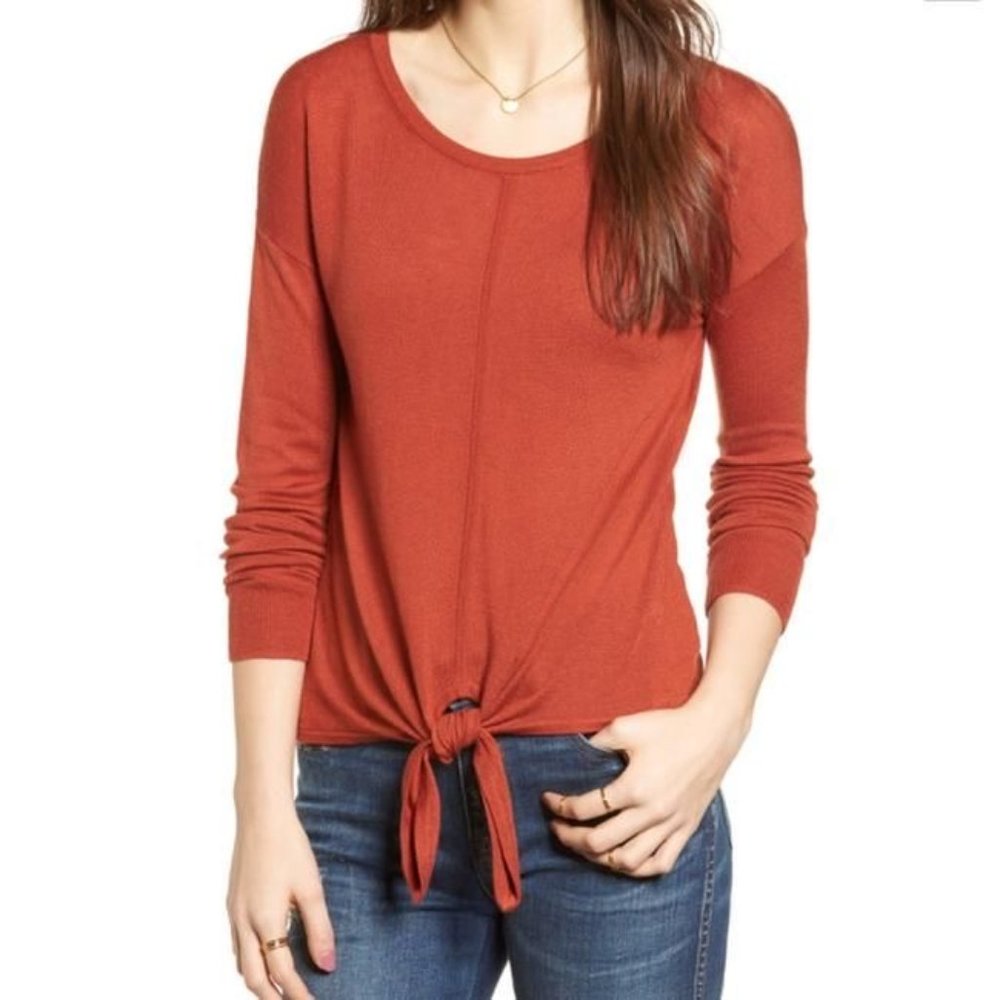Madewell Tie Front Sweater